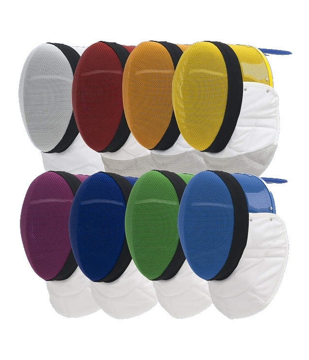 Uhlmann Coloured FIE Epee Mask, Removable Padding